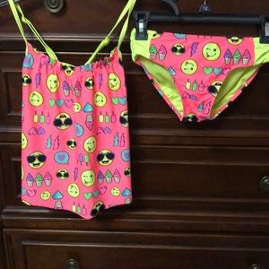 Justice 2 piece tankini swimwear